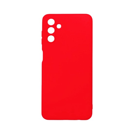 Capa de Silicone com Moldura de Câmera para Samsung Galaxy A04s Vermelho